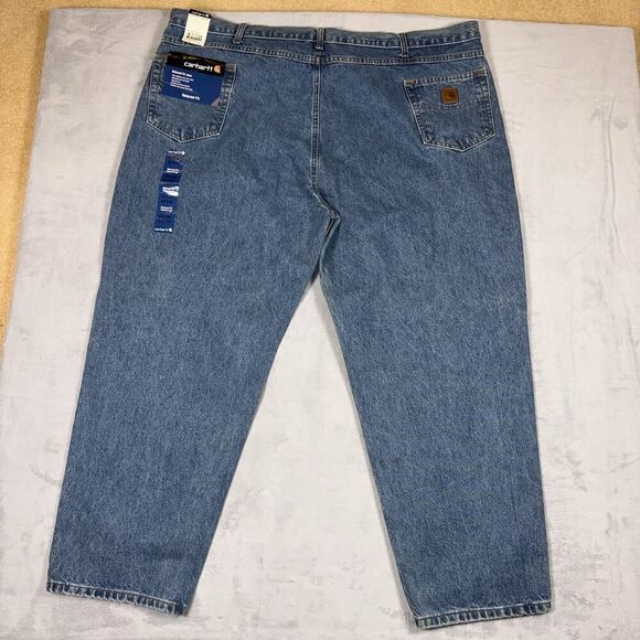 VTG Carhartt Relaxed Fit Denim Jeans Men’s Size 52x30 B17STW Deadstock NWT - Picture 11 of 11